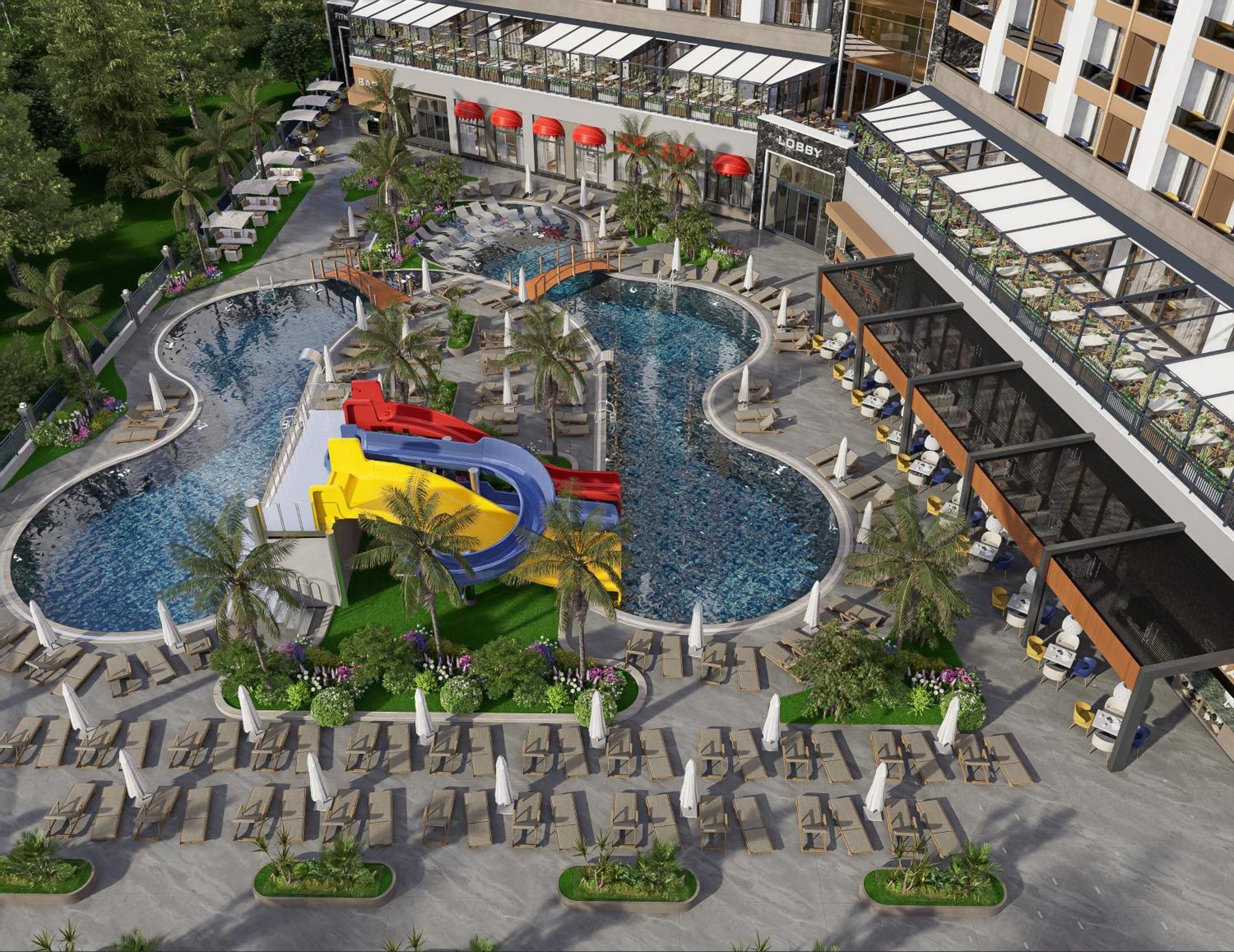 Almaris Alanya Aparthotel Екстериор снимка