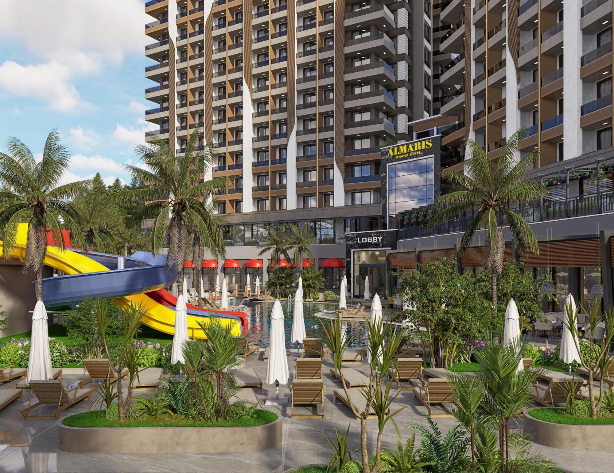 Almaris Alanya Aparthotel Екстериор снимка