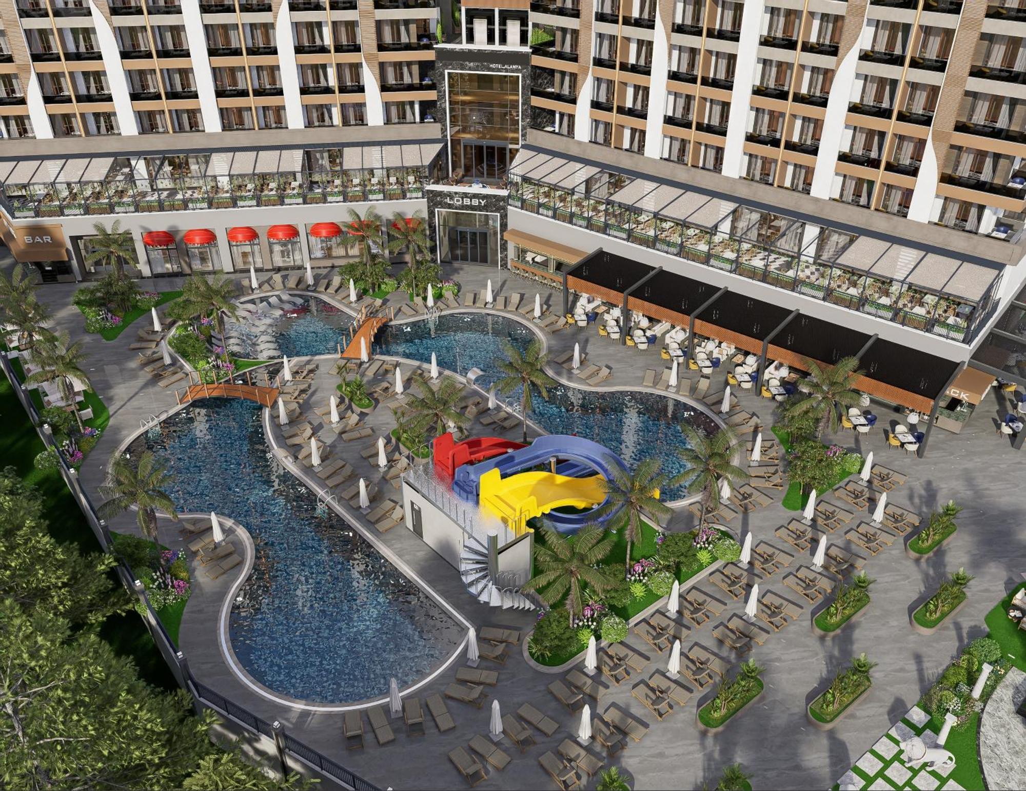 Almaris Alanya Aparthotel Екстериор снимка