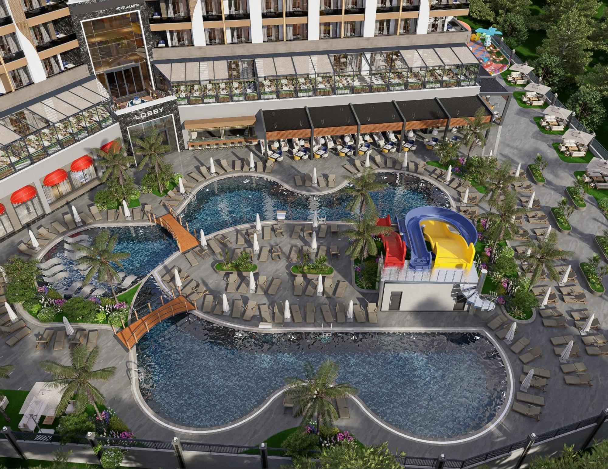 Almaris Alanya Aparthotel Екстериор снимка