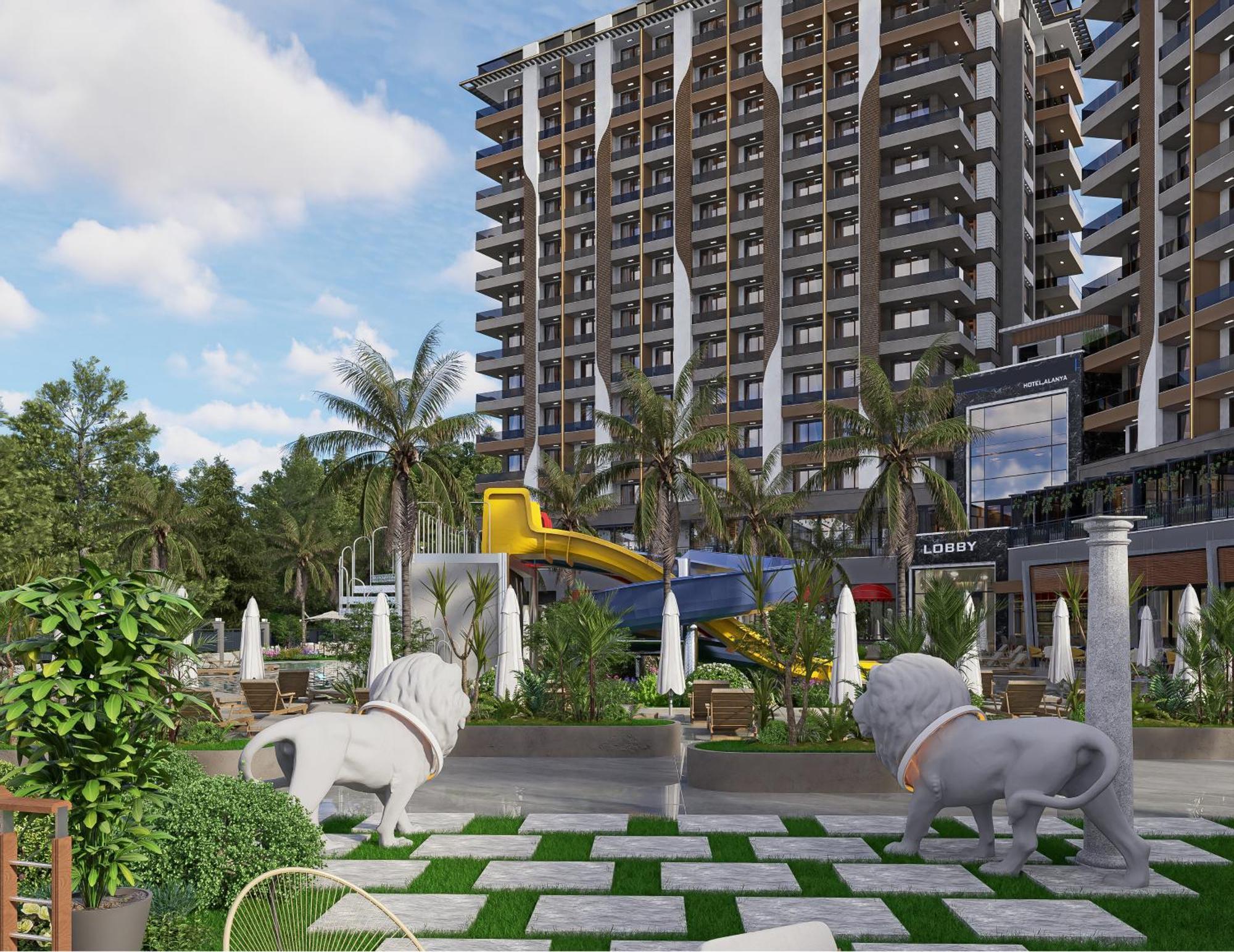 Almaris Alanya Aparthotel Екстериор снимка