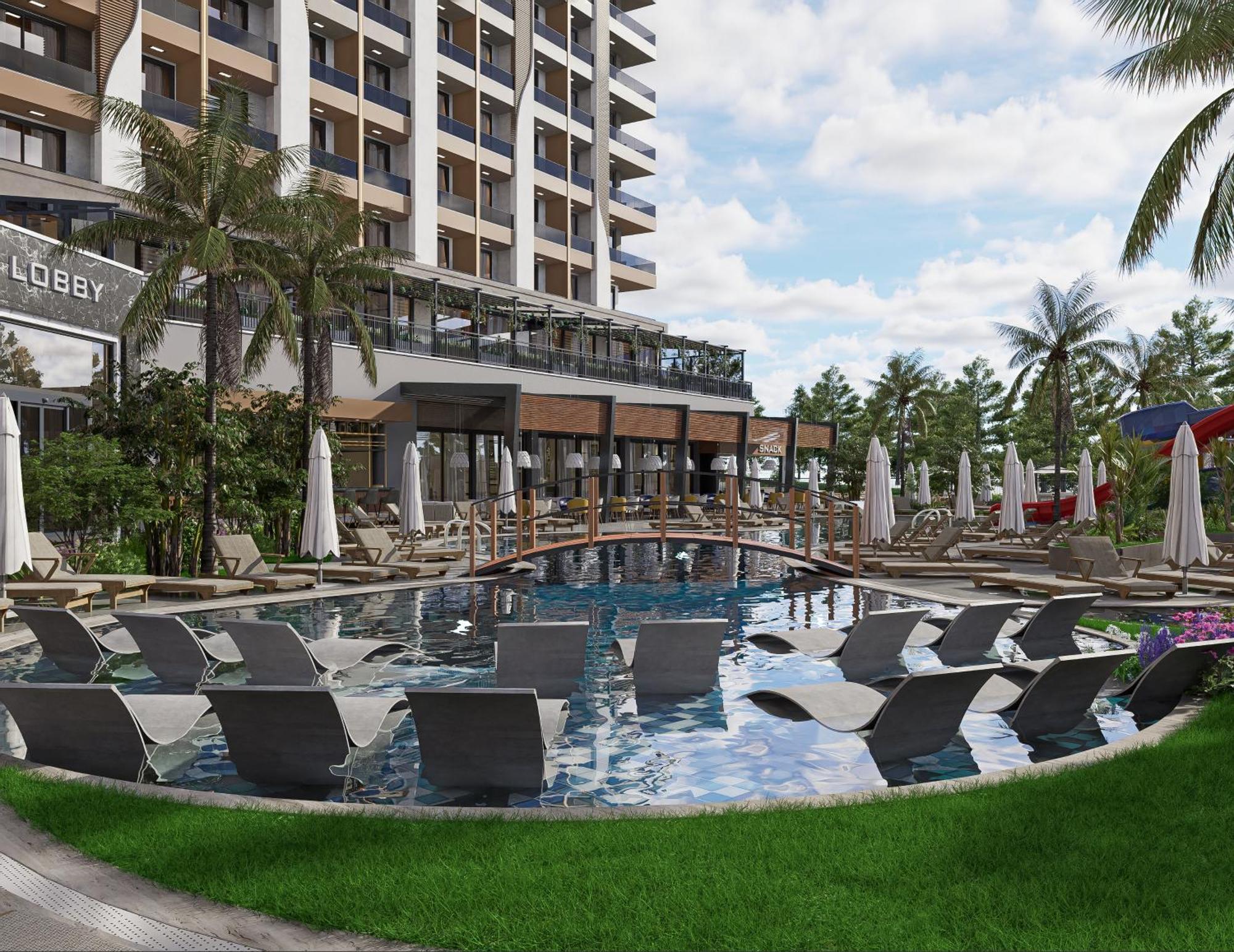 Almaris Alanya Aparthotel Екстериор снимка