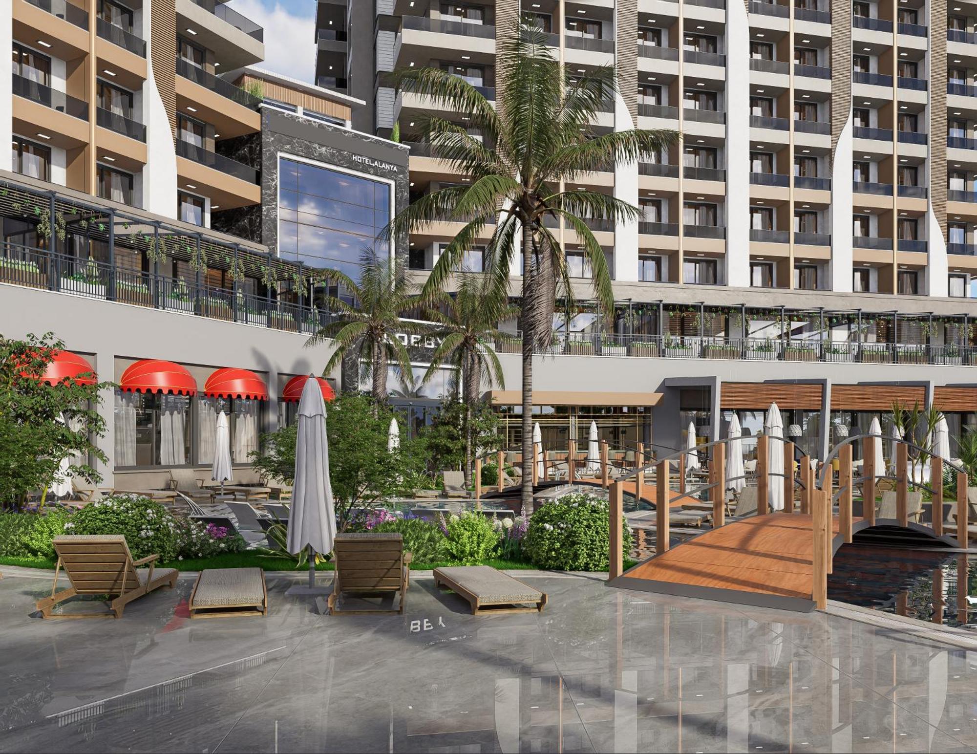 Almaris Alanya Aparthotel Екстериор снимка