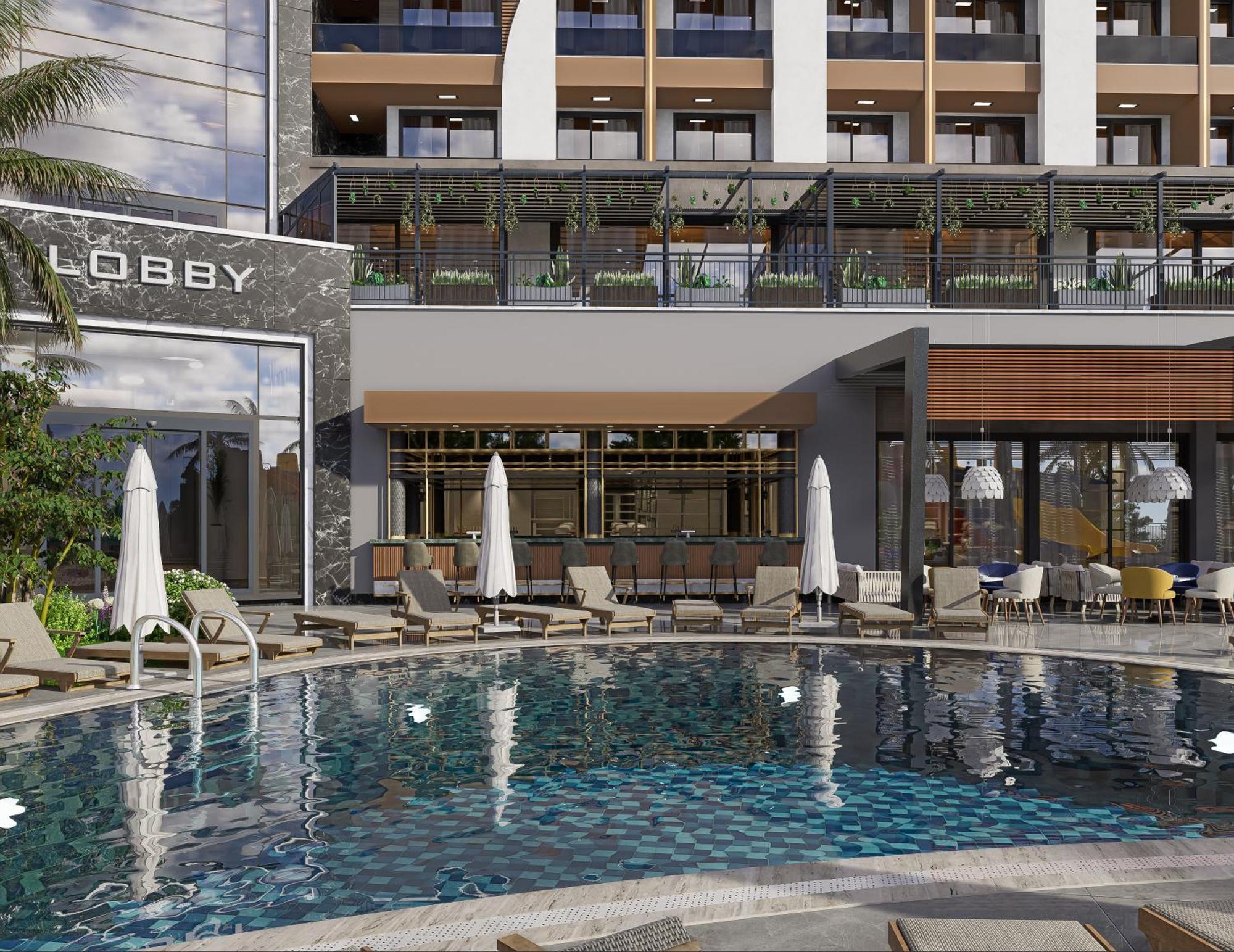 Almaris Alanya Aparthotel Екстериор снимка